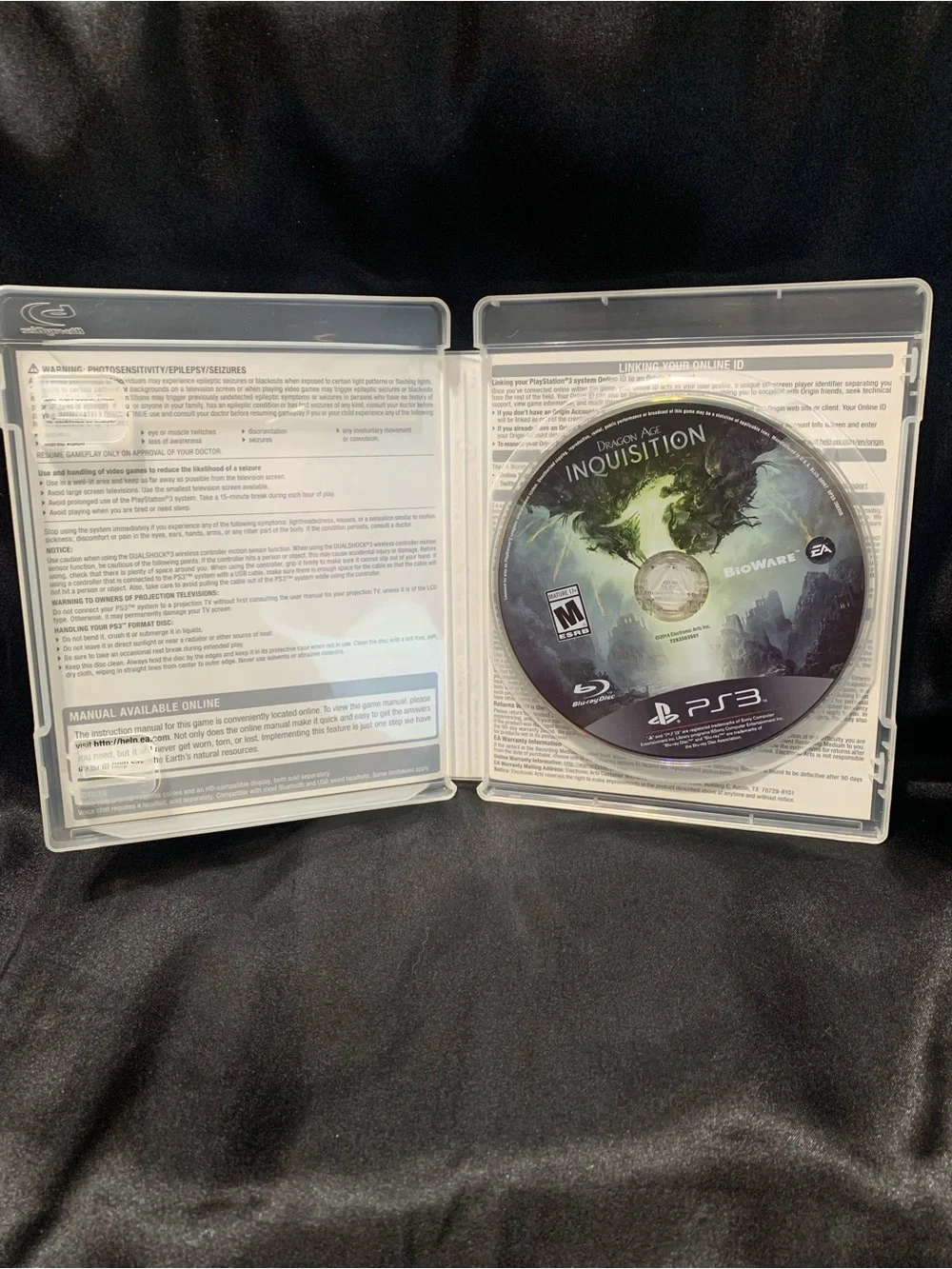 DRAGON AGE INQUISITION PS3 Video Game Rated M EUC